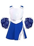 Mufeng Mädchen Cheerleading Kostüm Cheer Leader Kleid Ärmellos...