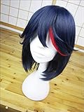 Hochwertige Anime KILL la KILL Matoi Ryuko Perücke kurz blau mit rot...