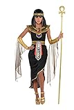 amscan 847814-55 - Ägyptische Königin Kostüm mit Kopfbedeckung für...