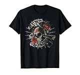 Guns N' Roses Skull Floral T-Shirt T-Shirt
