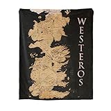 Game of Thrones – kariert, 125 x 150 cm – Westeros-Karte