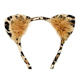 Widmann 2323L - Haarreif Leopardenohren, Accessoire, Haarschmuck,...