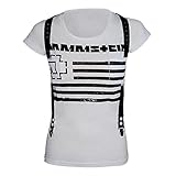 Rammstein Damen T-Shirt Suspender Offizielles Band Merchandise Fan...