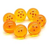 TOTLAC Dragon Ball komplettes Set mit 3D Sternen, Allen 7 Dragonballs...