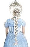 Prinzessin Elsa Perücke Frozen Elsa Haar für Kinder mit Elsa Tiara...