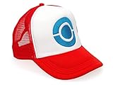 Ash Ketchum Basecap für Cosplay Kostüm | Kappe der 4. Generation