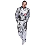 EraSpooky Herren Astronaut Kostüm Weltall Raumfahrer Anzug Spaceman...