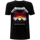 Metallica Herren Master of Puppets Tracks_Men_bl_ts:1xl T-Shirt,...