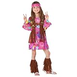 Morph Hippie Kostüm Kinder, Hippie Kostüm Mädchen, Hippi Kostüm...