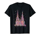 Kölner Dom Fasching Karneval Konfetti Kostüm Outfit T-Shirt,black,M
