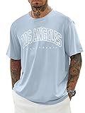 Minetom Oversized Tshirt Herren Rundhals Kurzarm Lose Sommer Oberteile...