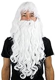 WIG ME UP - PW0187-P60 Perücke & Bart Weihnachtsmann Zauberer...