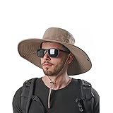 Sbomi Sonnenhut Herren UV Schutz Safari Hut Sommer - Faltbar Outdoor...