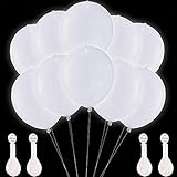 Amaza LED Leuchtende Luftballons, 36 Stück 30cm LED Ballons für...