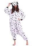 Damen Pyjamas Tierkostüm Dalmatiner Onesie Unisex Jumpsuit Herren...