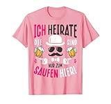 Herren Polterabend Tshirt Bräutigam Kostüm JGA Junggesellenabschied...