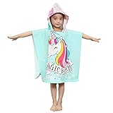Badetücher Kinder mit Kapuze, Mikrofaser Poncho Handtuch Kinder...