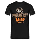 Spreadshirt Die Wilden Kerle Spruch Motto mit Logo Männer T-Shirt, S,...
