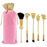 ZHUYAO 5 Stück Spongebob Make-up Pinsel Set mit Beutel, Anime...