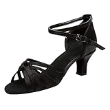 Dorical Damen Latein Tanzschuhe/Sandale mit 3/5cm Absatz/Mädchen...