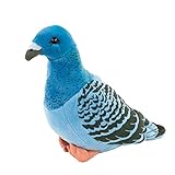 Teddys Rothenburg Kuscheltier Taube Guhruh blau 22 cm Plüschtaube...