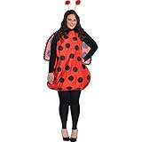 amscan 844988 Erwachsene Damen Darling Bug Kostüm Größe 44-52