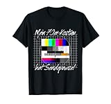 70er Jahre Kostüm Hat Sendepause Testbild 70s Mottoparty T-Shirt