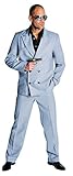 M210252-L grau Herren Miami Vice Anzug-Kostüm Bodyguard Gr.L