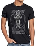 style3 Vitruvianischer Vegeta Herren T-Shirt da Vinci Roshi Ball z...