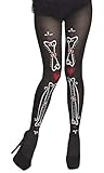 Boland - Strumpfhose, Damen, dehnbare Hose, day of the dead, Nylon,...