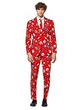 OppoSuits Weihnachtsanzüge für Herren – Besteht aus Sakko, Hose...