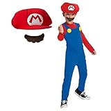 Disguise Offizielles Nintendo Super Mario Kostüm Mario Kart Kostüm...