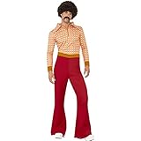 Smiffys 70er Jahre Herren Kostüm Tänzer Overall Karneval Fasching...