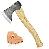 NedFoss Axt - 33cm– Wikinger Axt, Axt Survival, Survival Axt&Beil...