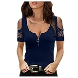 blusen Rock Damen Tshirt sexy Rollkragen Shirt Frauen Gothic...