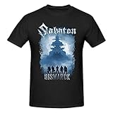 T-Shirt for Sabaton Herren Kurzarm T-Shirt Cotton Crewneck T-Shirt...