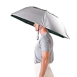 Aoneky Faltbare Angelschirm Regenschirmhut, Sonnenschutzkappe für...