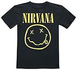 Nirvana Kids - Smiley Unisex T-Shirt schwarz 134/146