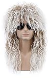 Perücke 80er Jahre Vokuhila für Herren & Damen Fasching Karneval...