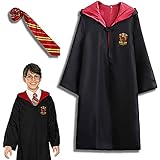 YISKY Zauberer Cosplay Kostüm, Harry Kostüm, Zauberer Cosplay Set...