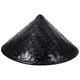 Gadpiparty Schwarzer Japanischer Samurai-Hut Bambushut Cosplay Ritter...
