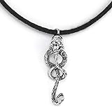 Harry Potter Dunkles Mal Frauen Halsband silberfarben Zinklegierung...