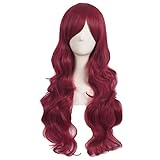 MapofBeauty 28 Zoll/70cm Seitenscheitel Pony Charmante Frauen Lange...