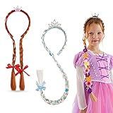Hifot 3Pcs Prinzessin perücke Blond, Anna und ELSA Perücke Kinder,...
