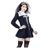 Kleid Damen,Halloween Kleid Damen Ärmel Crewneck Kleid Frauen Horror...