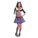 Rubies Kost-me Monster High Deluxe Clawdeen Wolf Kost-m Kleine