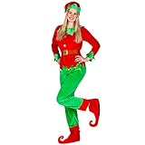 TecTake dressforfun Frauenkostüm Weihnachtselfe | Langarm-Shirt in...