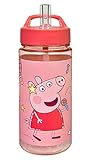 Scooli Trinkflasche Peppa Pig - Trinkflasche für Kinder mit Motiv -...