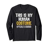 This Is My Human Costume Banana Halloween Bananenkostüm Langarmshirt