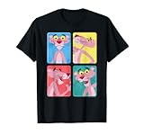 Pink Panther Colorful Portrait Pose Panels T-Shirt